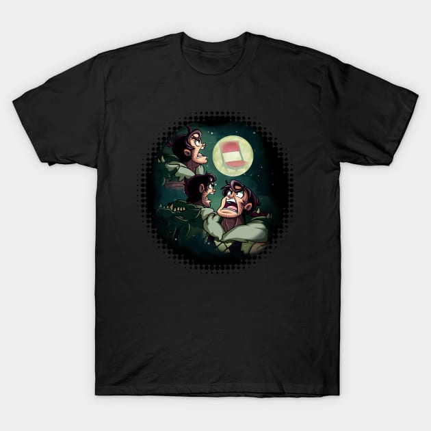 Three Beowulf Moon T-Shirt by wiirdo